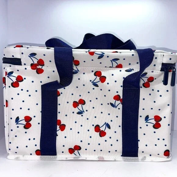 NEW kate spade Large Insulated Cooler Bag 🍒Cherries🍒 NWT - Picture 2 of 5